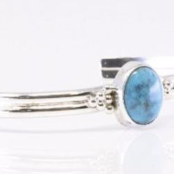 Silver And Turquoise Bracelet 