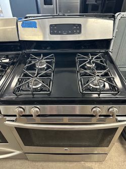 GE Stainless Steel 4 Burner Gas Stove
