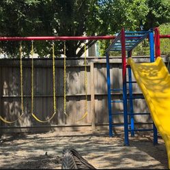 Lifetime Monkey Bars And Swing Set