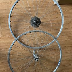 Matrix Rims, Size 26”. Alivio Shimano Hubs, Made In USA