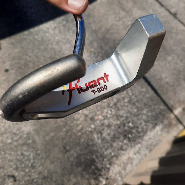 Fluent T-300 Scott 3D-CNC-AL Putter Steel Shaft RH for Sale in
