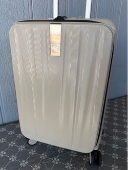 From $175 retail Hanke 20 Inch Carry On Luggage with Wheels PC Hard Shell Suitcase Top Opening Aluminum Frame Travel Luggage Suitcases for Woman Men G