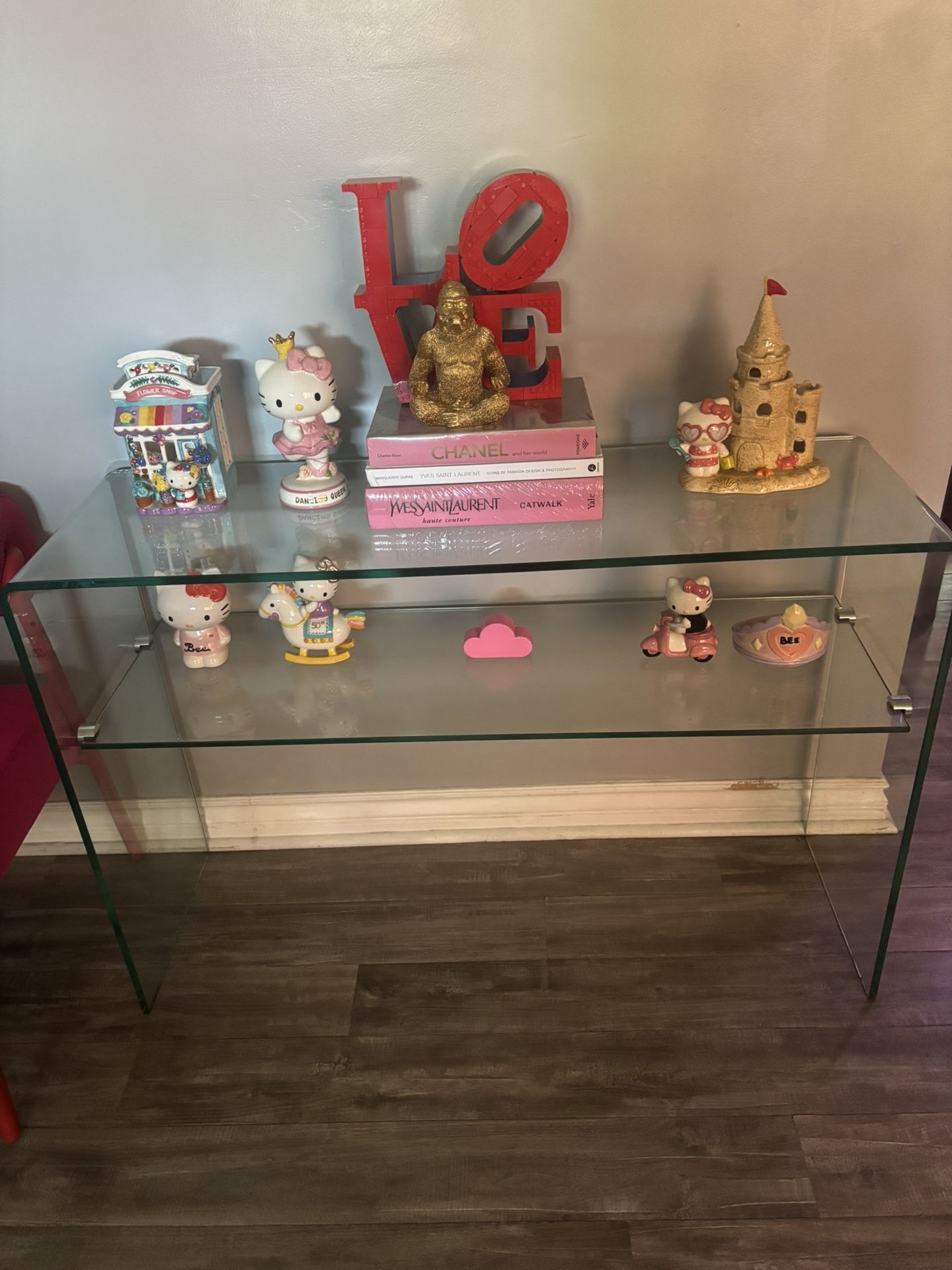 Glass Console Table