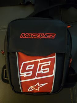 Mark Marquez Alpinestars motorcycle leg bag