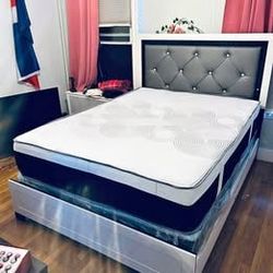 Brand new 5pcs  white bedroom set are available with free delivery and  free  assembling