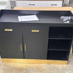 Advwin Wall Mounted & Floor Salon Station Set