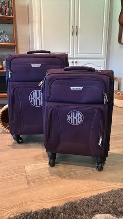 Ricardo Beverly Hills Purple Spinner Luggage