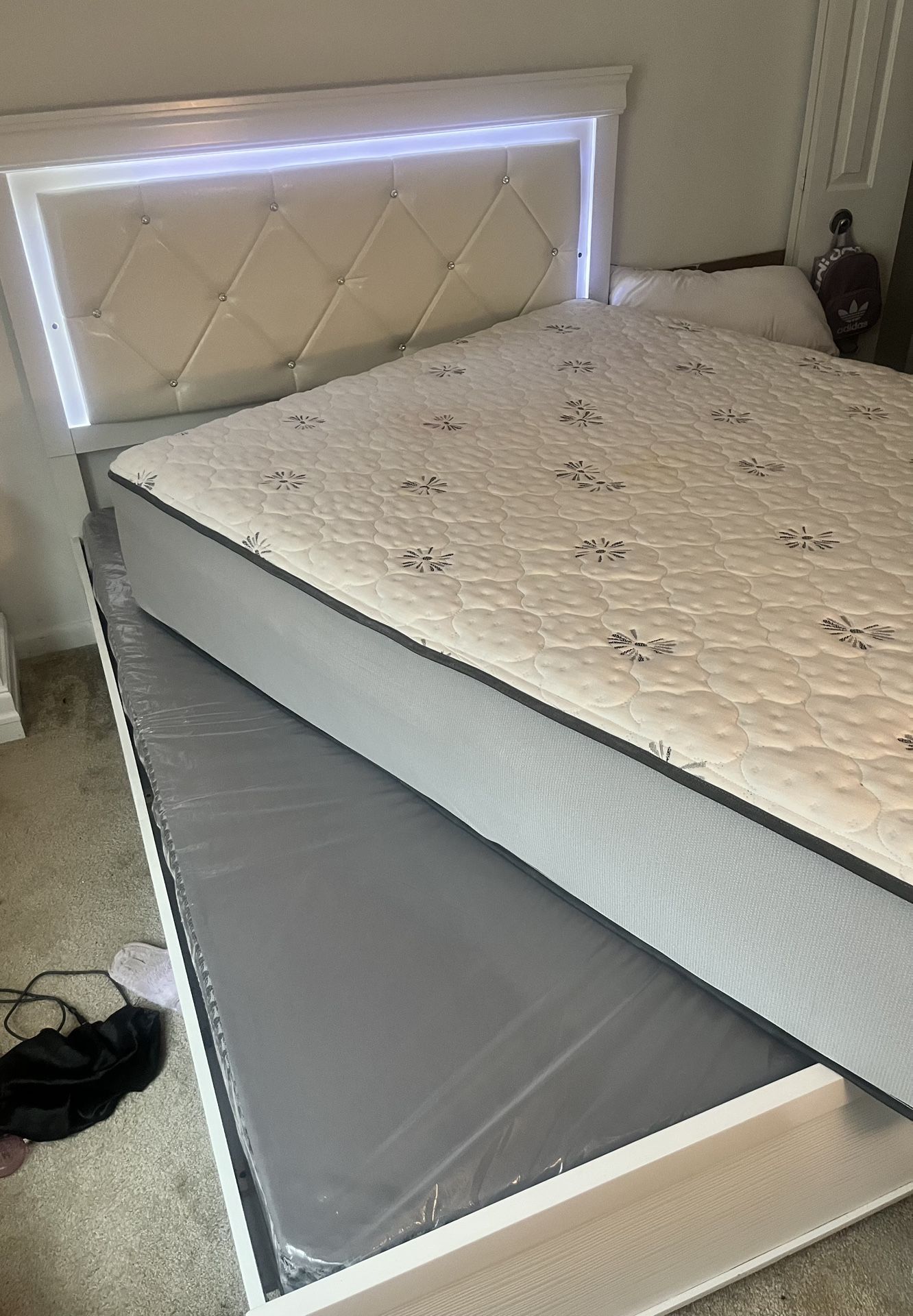 Queen Size Bed Plus Head Board And Box Spring
