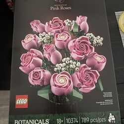 Red or pink lego roses