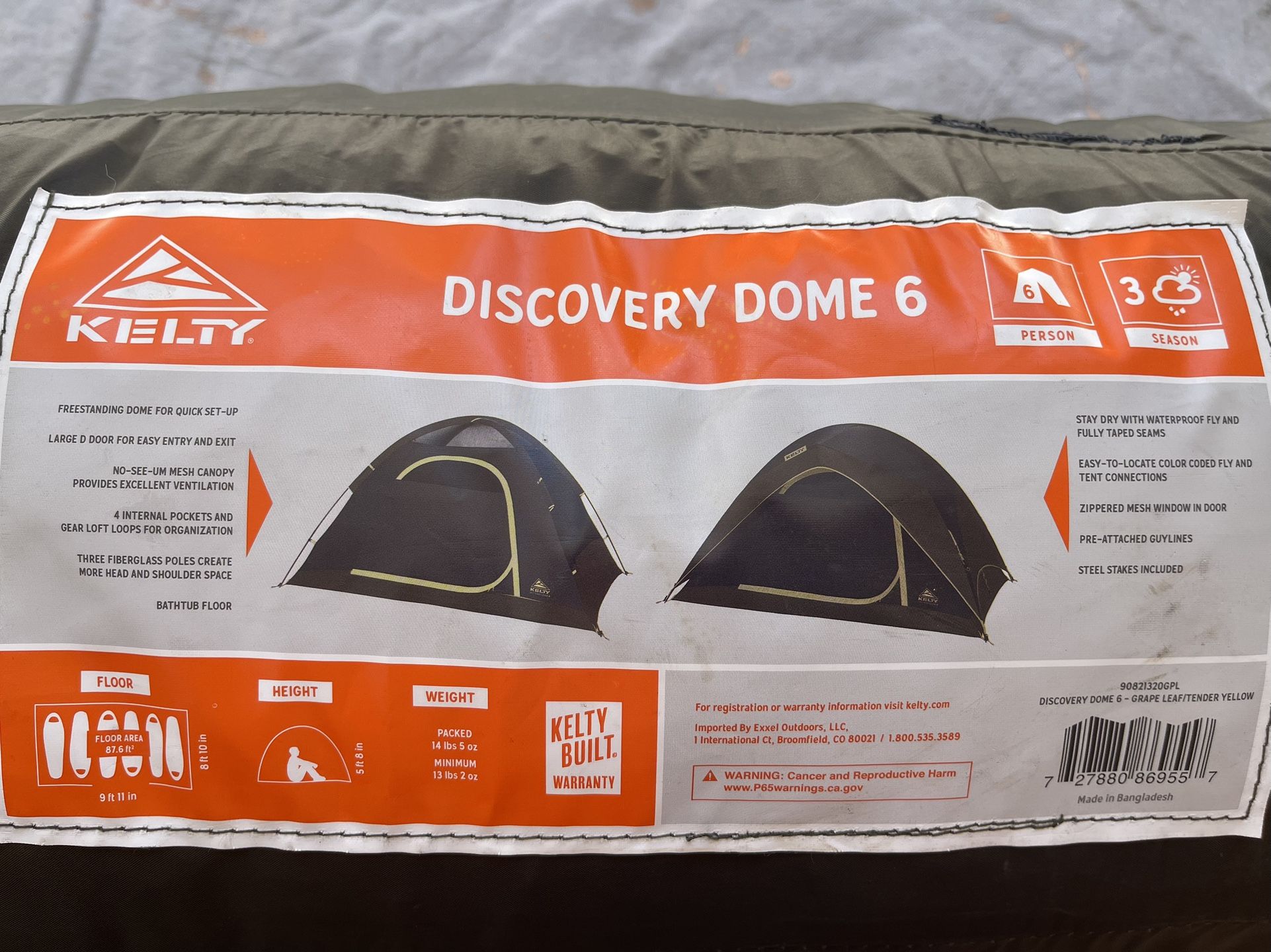 Kelty Tent Discovery Dome 6