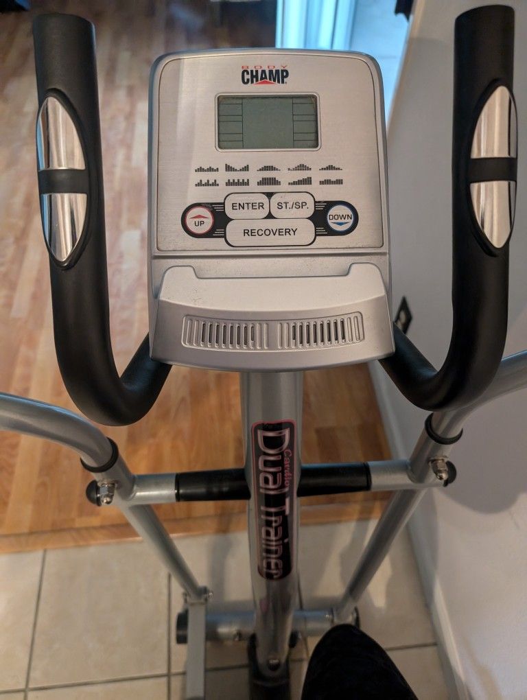 Elliptical + Exercise Bike 💪🏽