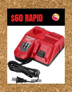 MILWAUKEE RAPID CHARGER BATTERY HACKZALL JIG SAW RACHET DRILL COMPRESSOR
