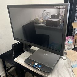 Optelec Clearview speech electronic magnifier for low vision