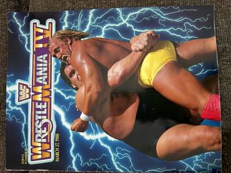 WWF WrestleMania IV Official Program 1988