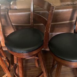 3 Swivel Bar Stools $10.00 Total