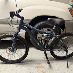 Genesis 24” Full Suspension Mountain Bike – Like New, Aluminum Frame