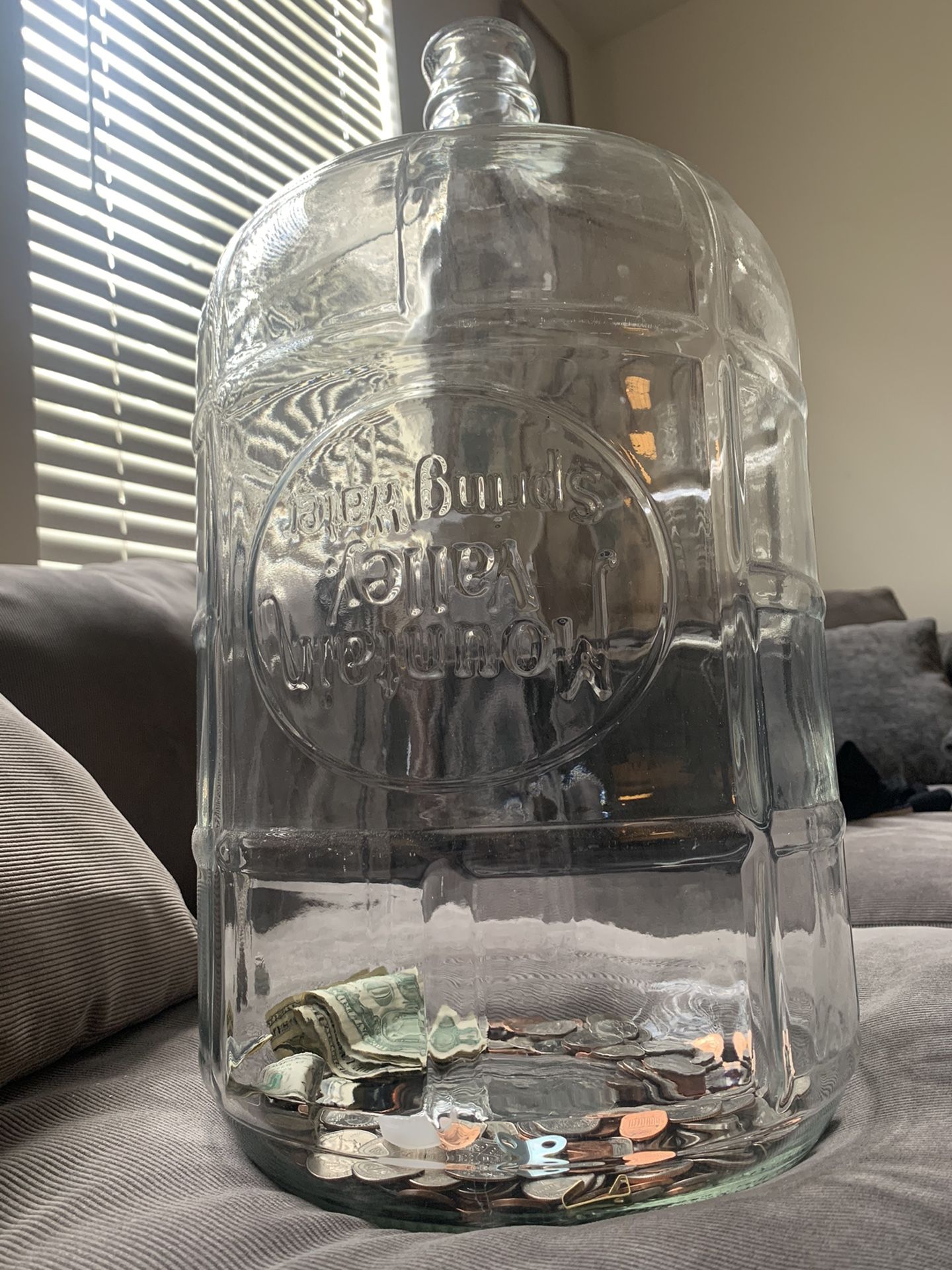 Glass water jug massive!