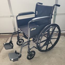 🔥 Wheelchair ♿️ DRIVE Medical Hospital Grade Assisted/Manual Mobility Transport Wheel Chair Brakes Comfortable