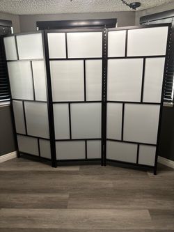 IKEA Black/White Room Divider