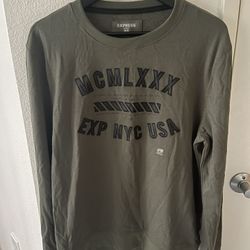 Express Long Sleeve Fleece Crewneck