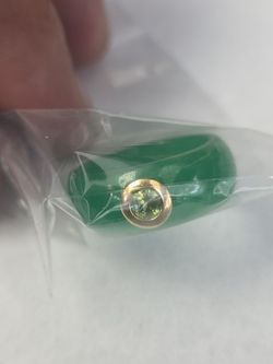 Jade size 6 ring