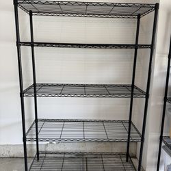 5 Tier Metal Shelf Storage Unit For Sale