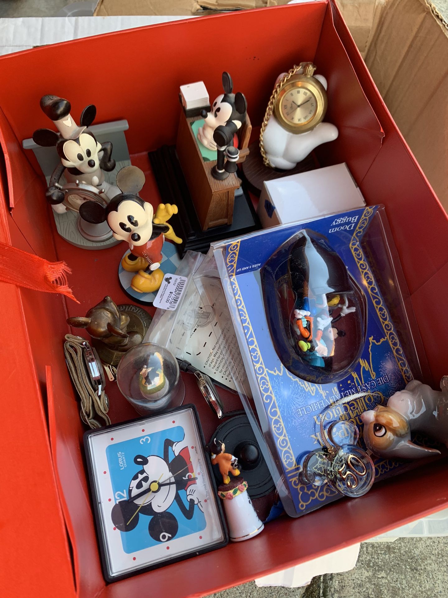 5 Boxes Of Vintage Disney Stuff