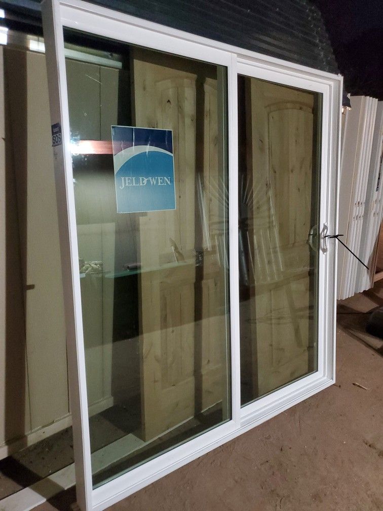 Patio Door Sliding Door 72x80 Back Door Dual Glass