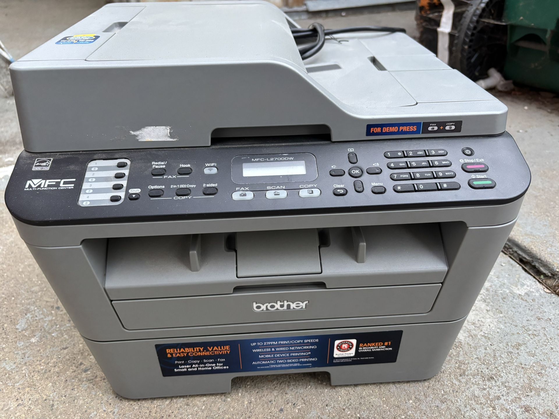 Brother Printer MFC-L2700DW For Parts