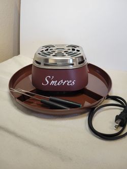 Electric S'mores Maker with Roasting Forks. Nice Condition