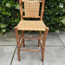 Four Hickory Chair Bar Stools