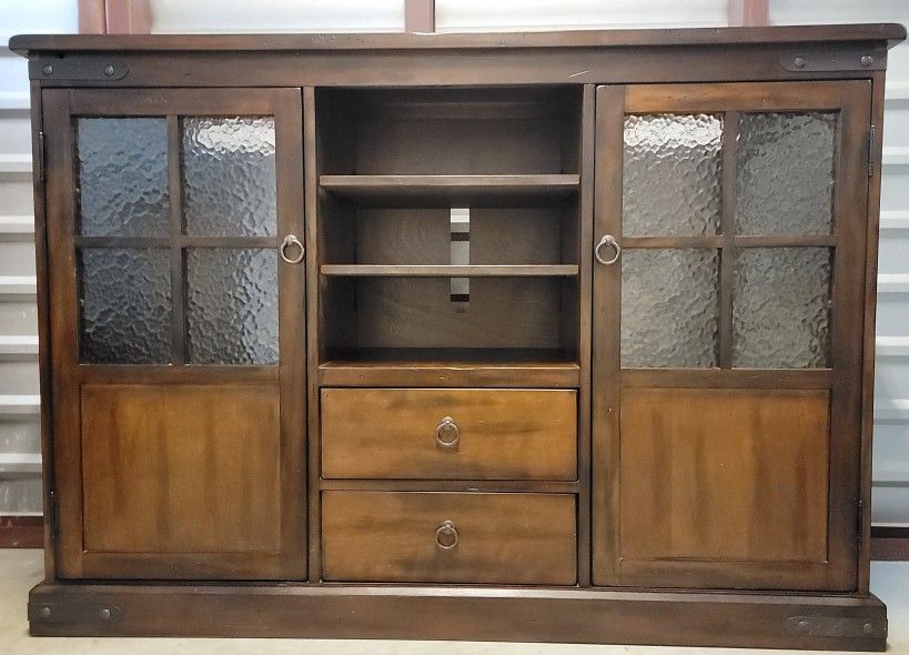 Large Solid Wood TV Cabinet
