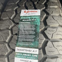 35/12.50R24 Venom Power Swampthing A/T 12PR