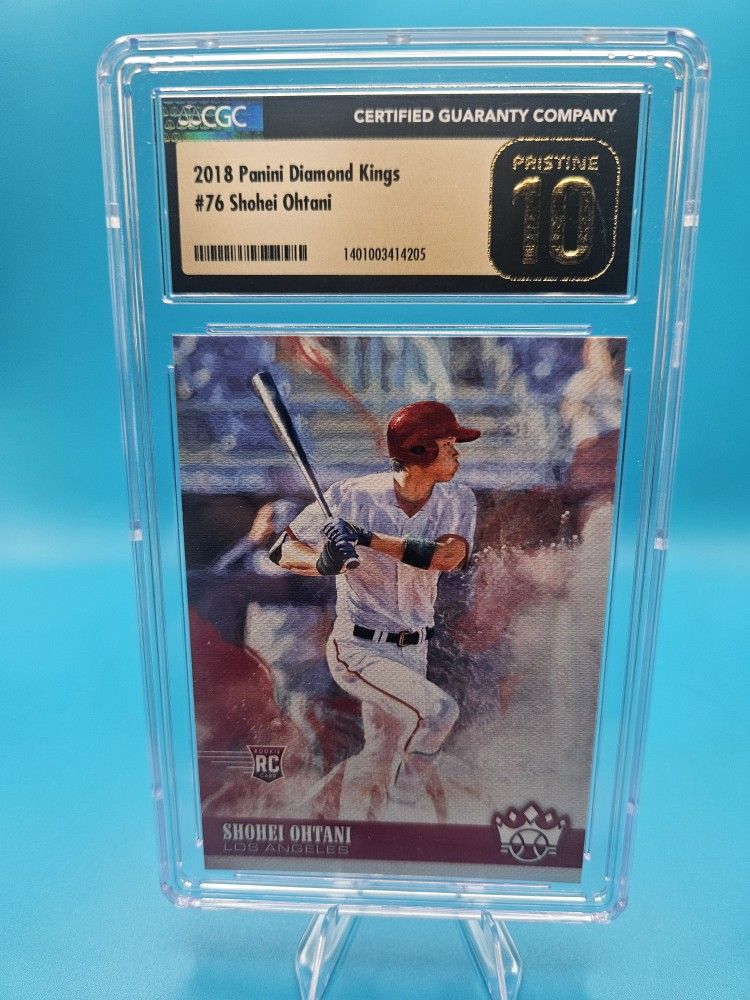 Shohei Ohtani 2018 Panini Diamond Kings Rookie Card RARE RC Graded Slab 10 