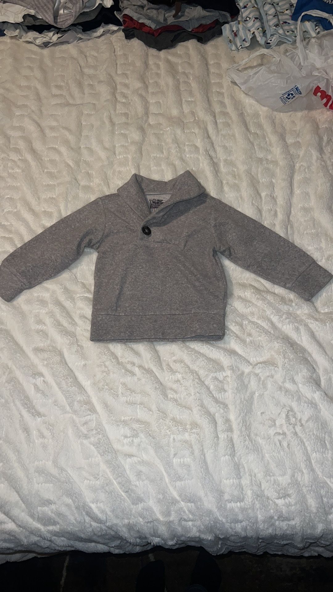 Kapital K Baby Boys Shawl Collar Pullover Top 24m