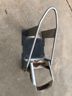 Motorcycle Wheel Chock For Trailer / Tie Down 