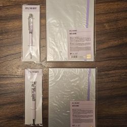 BTS "THE Best" Official Notebooks and Pens - Brand New!