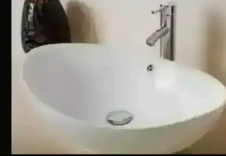 Modern Ceramic Vessel Sink - Vanity Bowl - Large Oval White..... CHECK OUT MY PAGE FOR MORE ITEMS