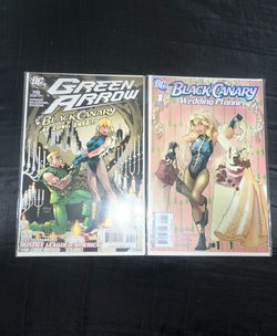 GREEN ARROW AND BLACK CANARY NEAR ‘MINT CONDITION’ D.C COMIC BOOKS!