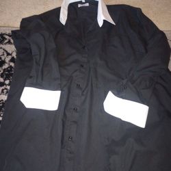 Black And White Dress Shirt 