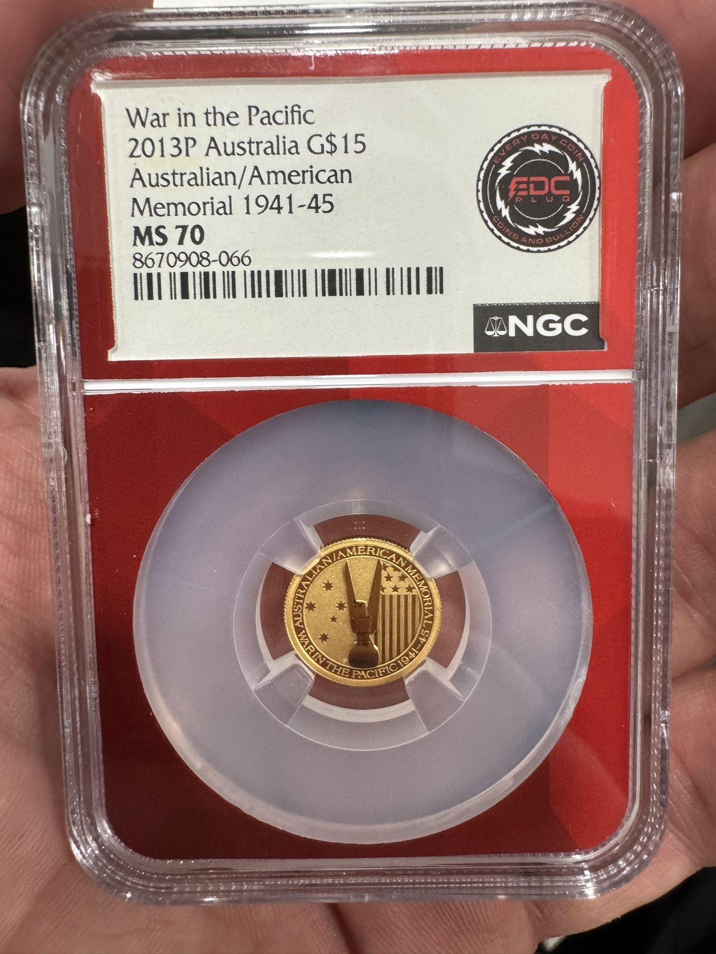 MS 70 Gold  2013 ( War In The Pacific)