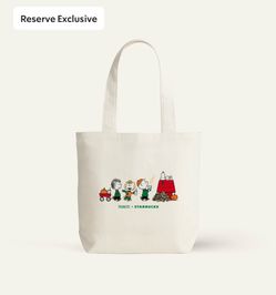 Starbucks x Peanuts Characters Tote