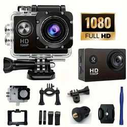 HD 1080p  Action Camera For Bikes E-bikes Scooters Motorcycles New