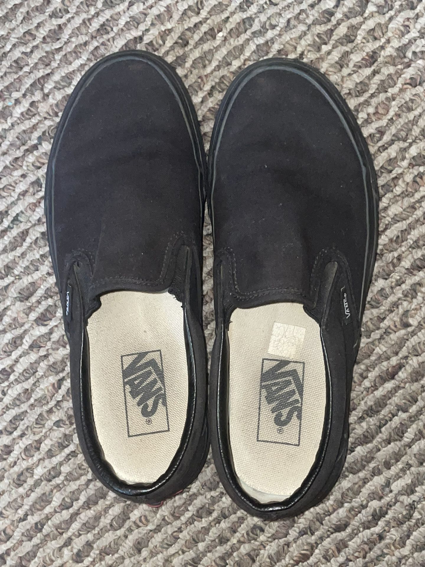 Black Slipon Vans