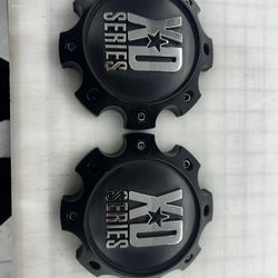 KMC XD Series H42-1 Matte Black Center Caps