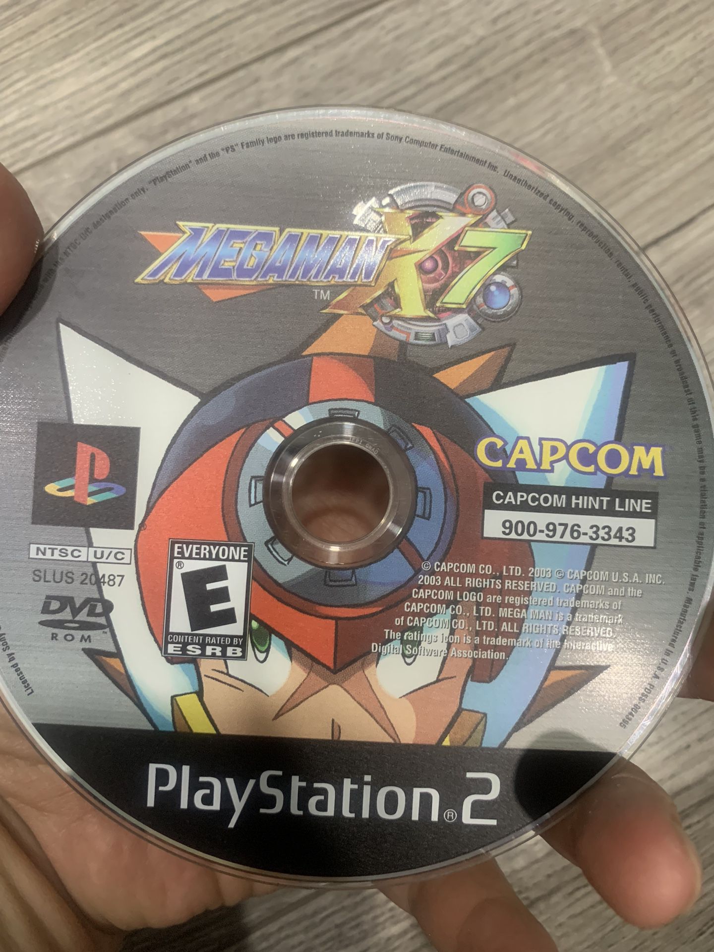 Megaman X7 For Ps2 (disc Only)