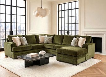 REVERSIBLE SECTIONAL PINE-OLIVE 🌺💗😎😂😍😱