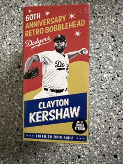 Clayton Kershaw Bobblehead Retro 2018