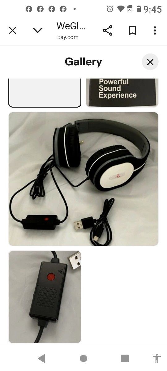 Light Up Headphone With Mic