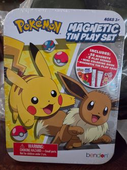 New condition magnetic  tin play set